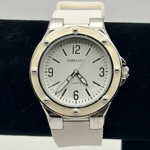 Silver & White Embassy Men’s Watch